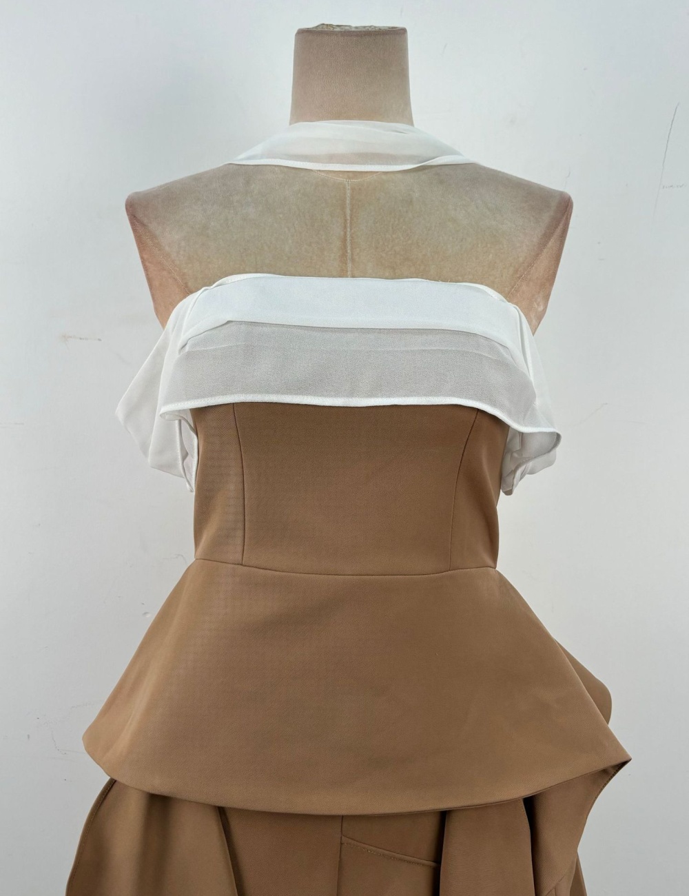 Niche long dress intellectuality tops 2pcs set