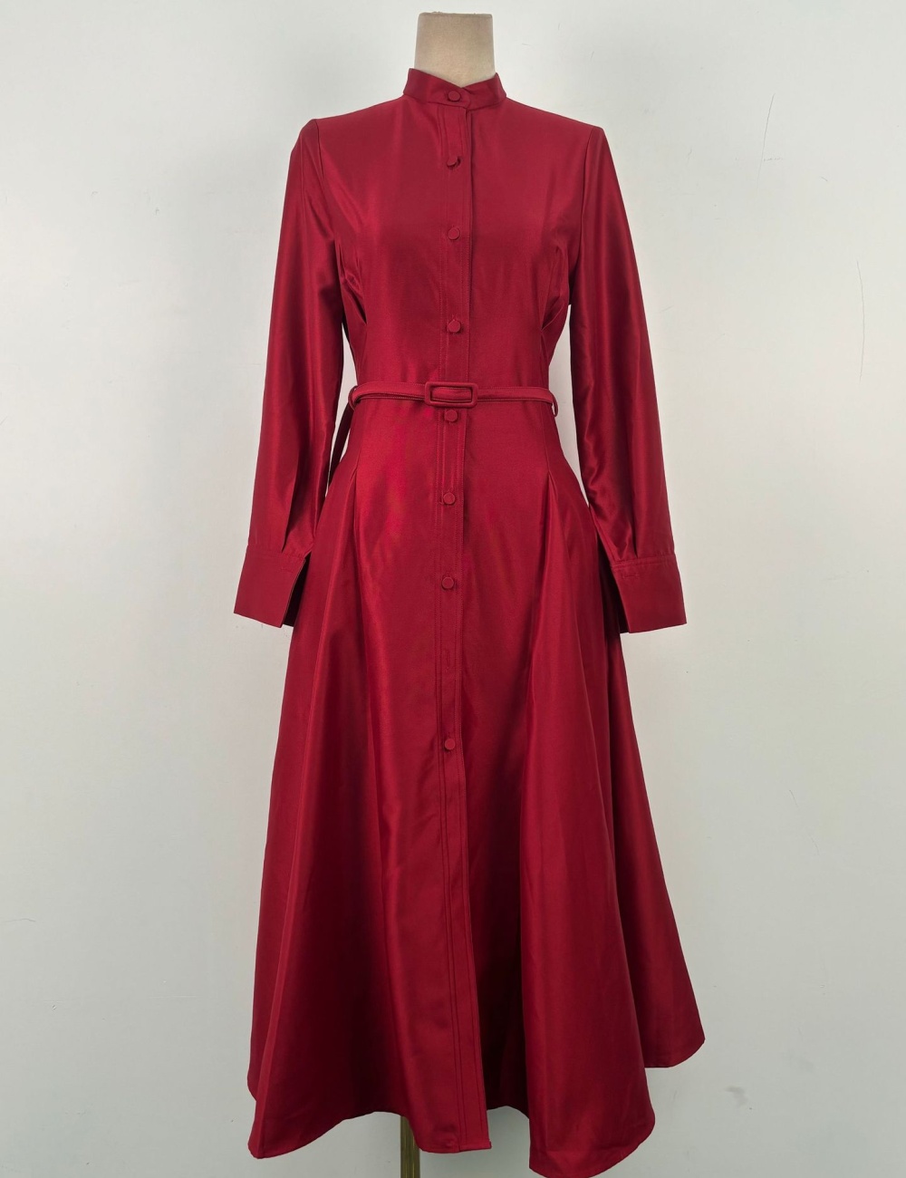 Simple temperament commuting long dress pure niche dress