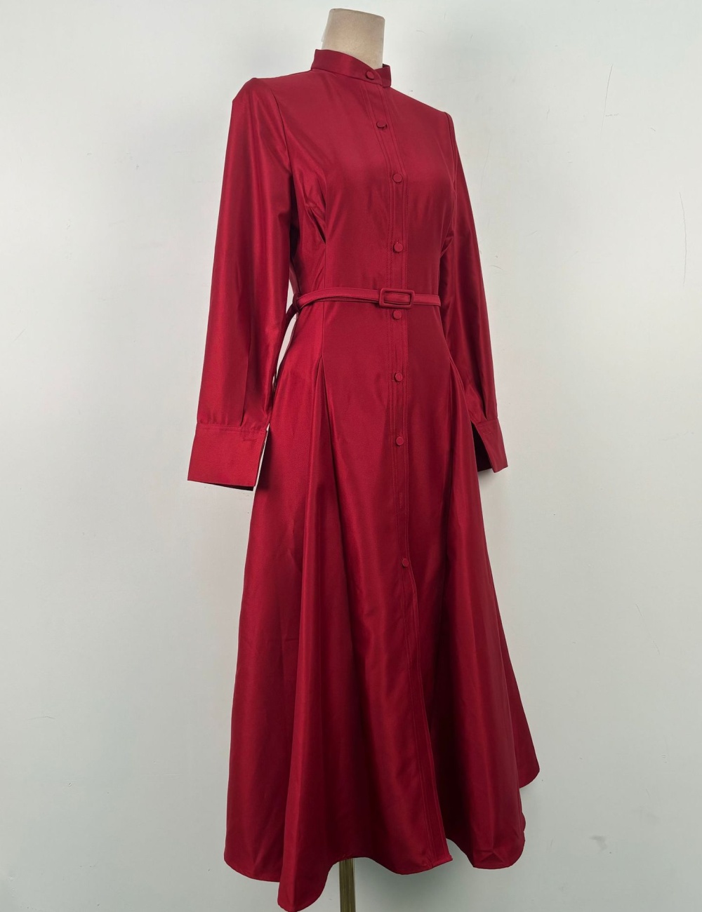 Simple temperament commuting long dress pure niche dress