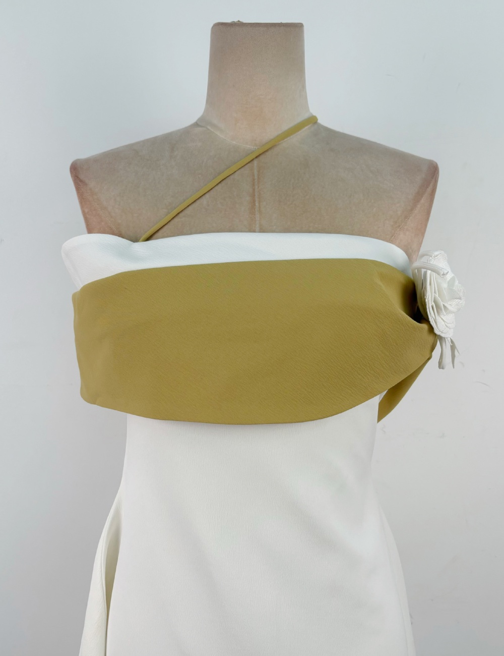 Temperament slim long dress pinched waist formal dress