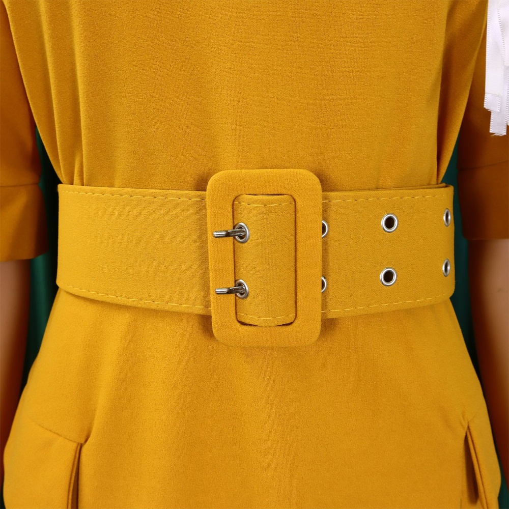 Temperament crimp high waist dress for women
