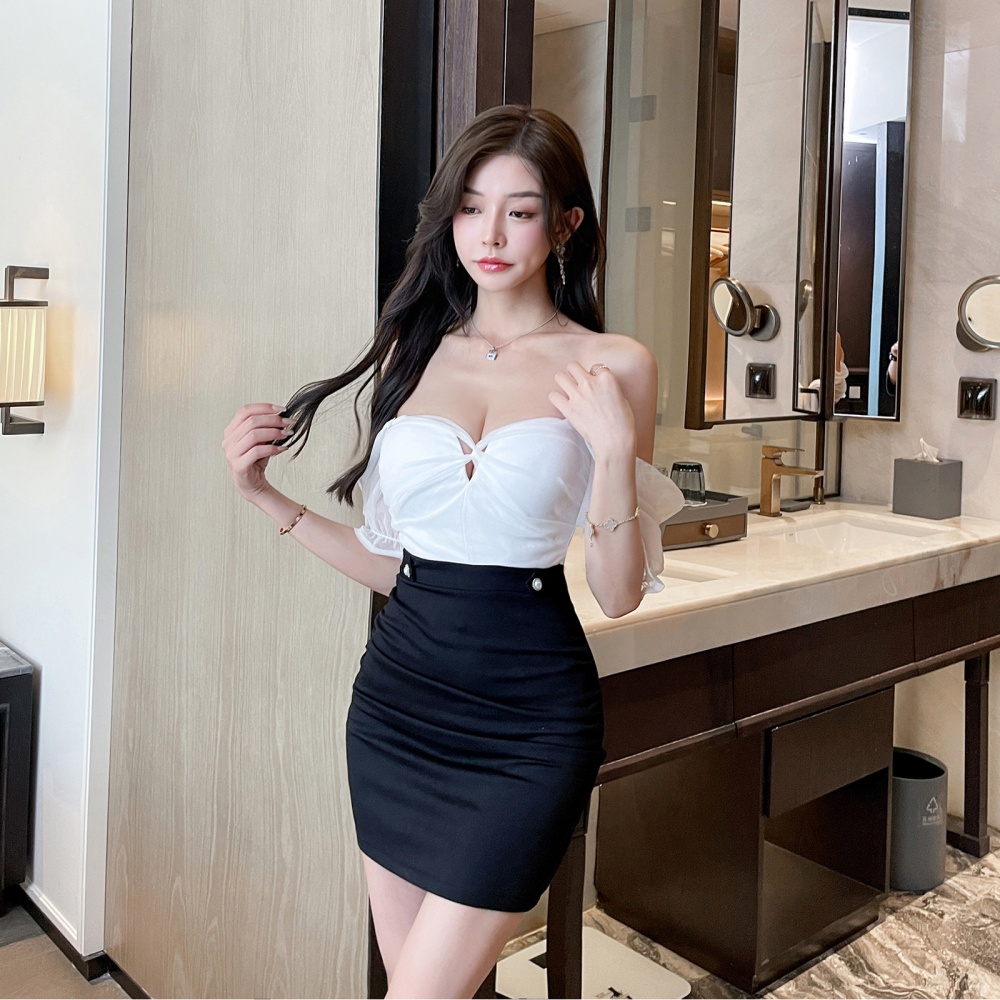 Package hip nightclub dress tight T-back