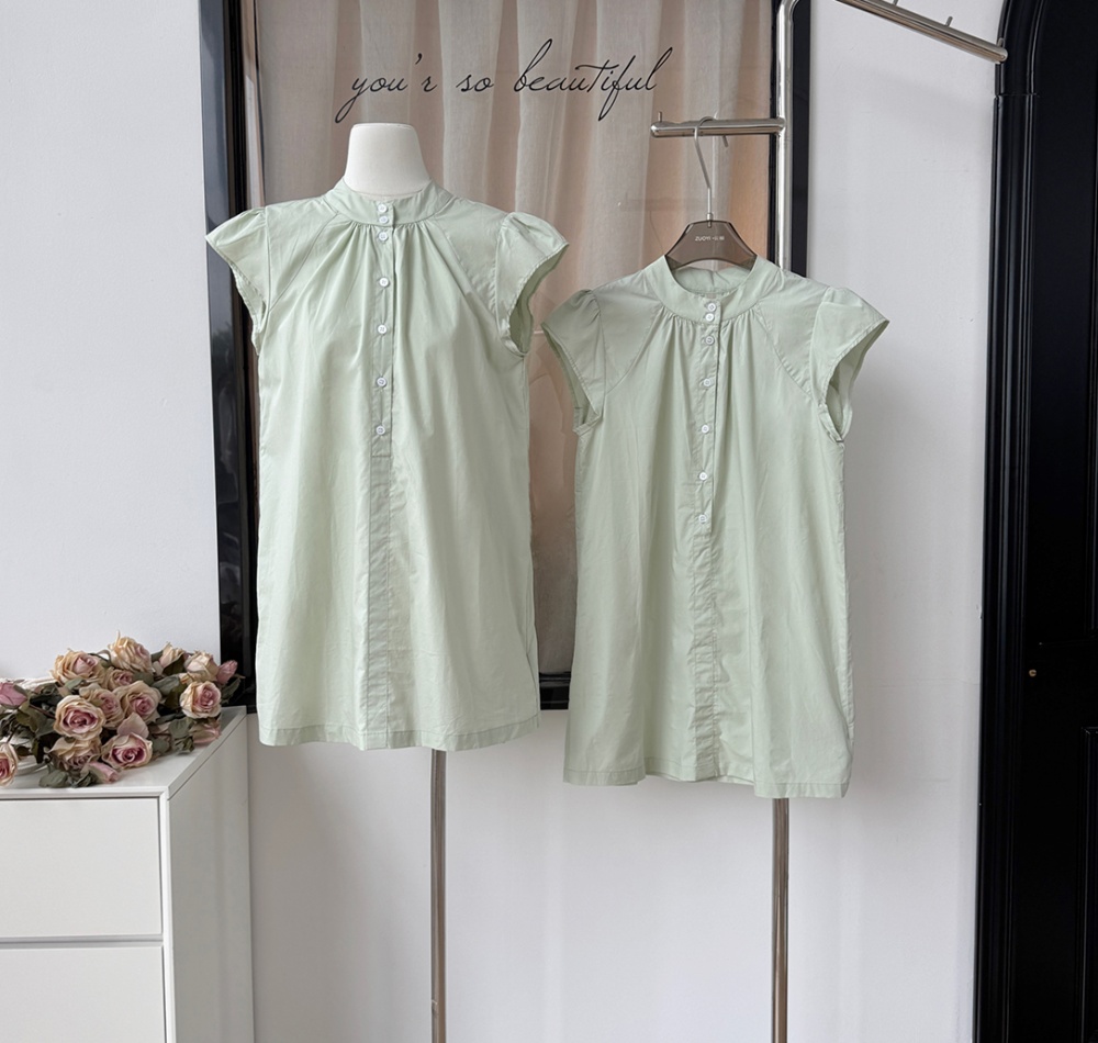 Loose Casual long tops pure summer shirt for women