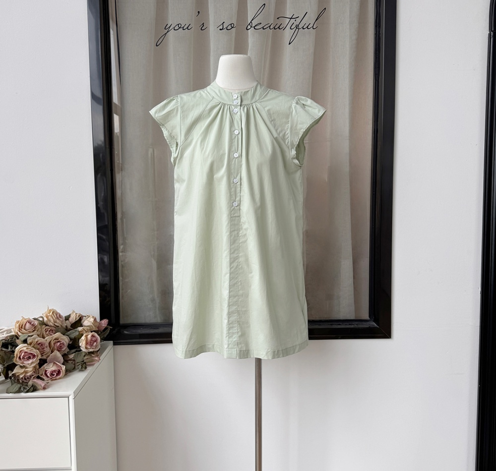 Loose Casual long tops pure summer shirt for women