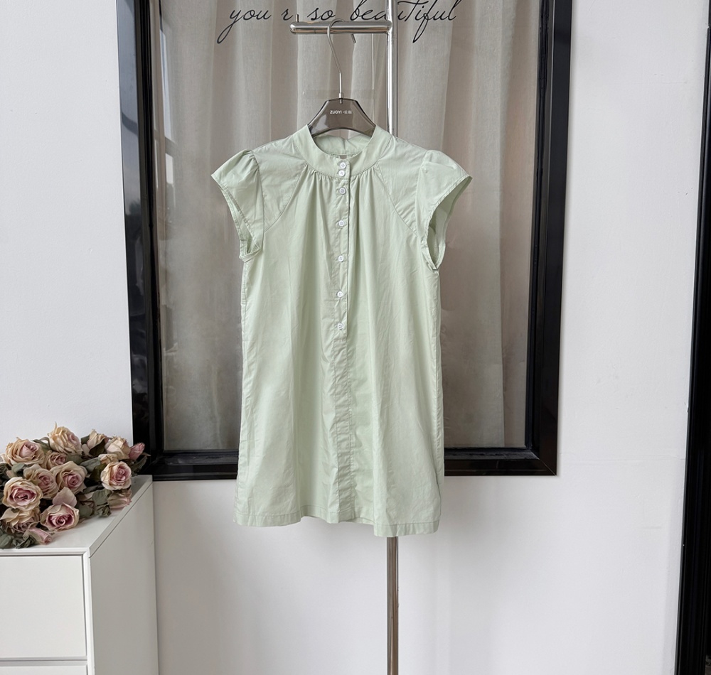 Loose Casual long tops pure summer shirt for women