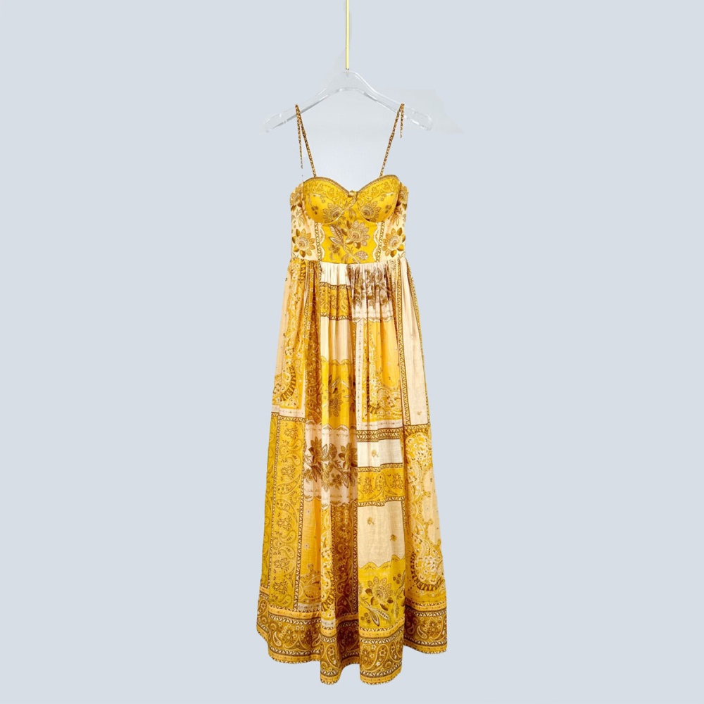 Sling elastic vest shoulder strap stereoscopic dress