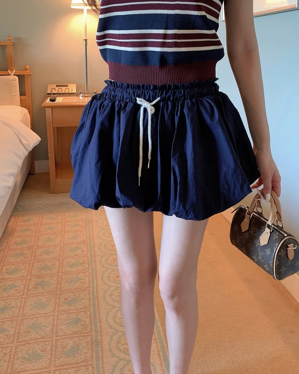 High waist vest slim skirt 2pcs set for women