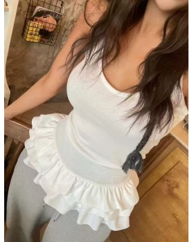 Korean style all-match sling sleeveless sleeveless dress
