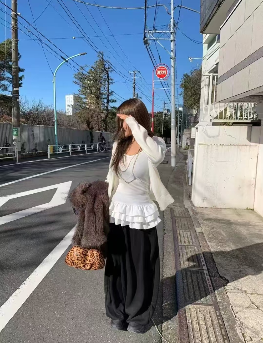 Korean style all-match sling sleeveless sleeveless dress