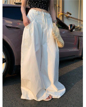 Frenum white mopping wide leg pants