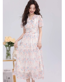 Slim tender long dress summer temperament dress
