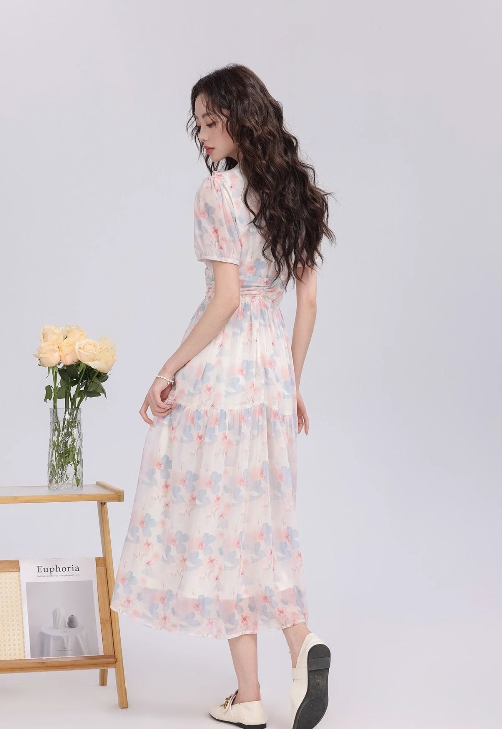 Slim tender long dress summer temperament dress