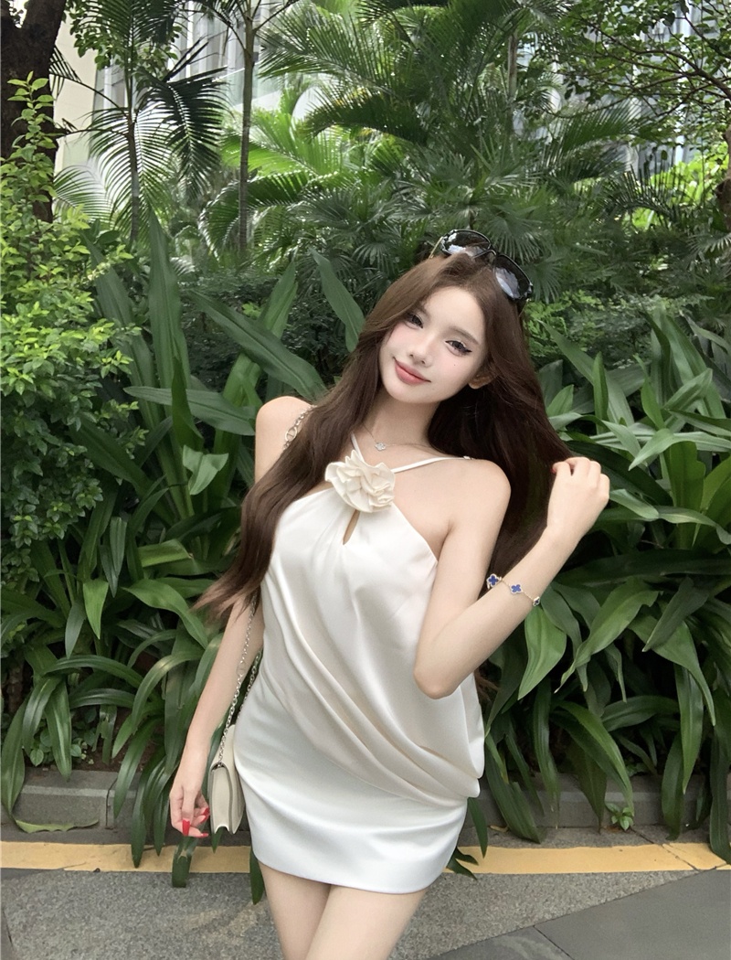 Irregular strapless small shirt A-line tops for women