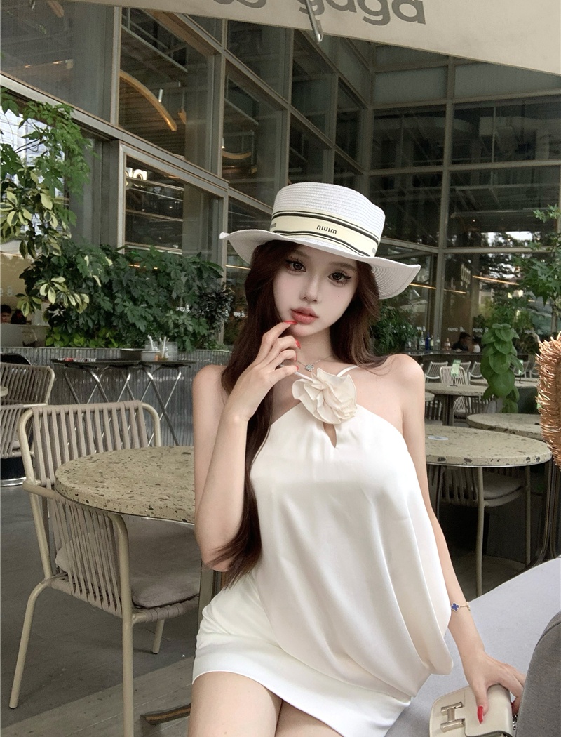 Irregular strapless small shirt A-line tops for women