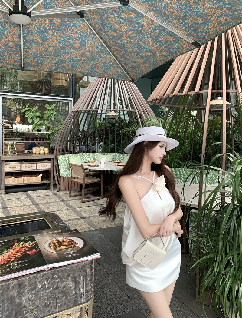 Irregular strapless small shirt A-line tops for women