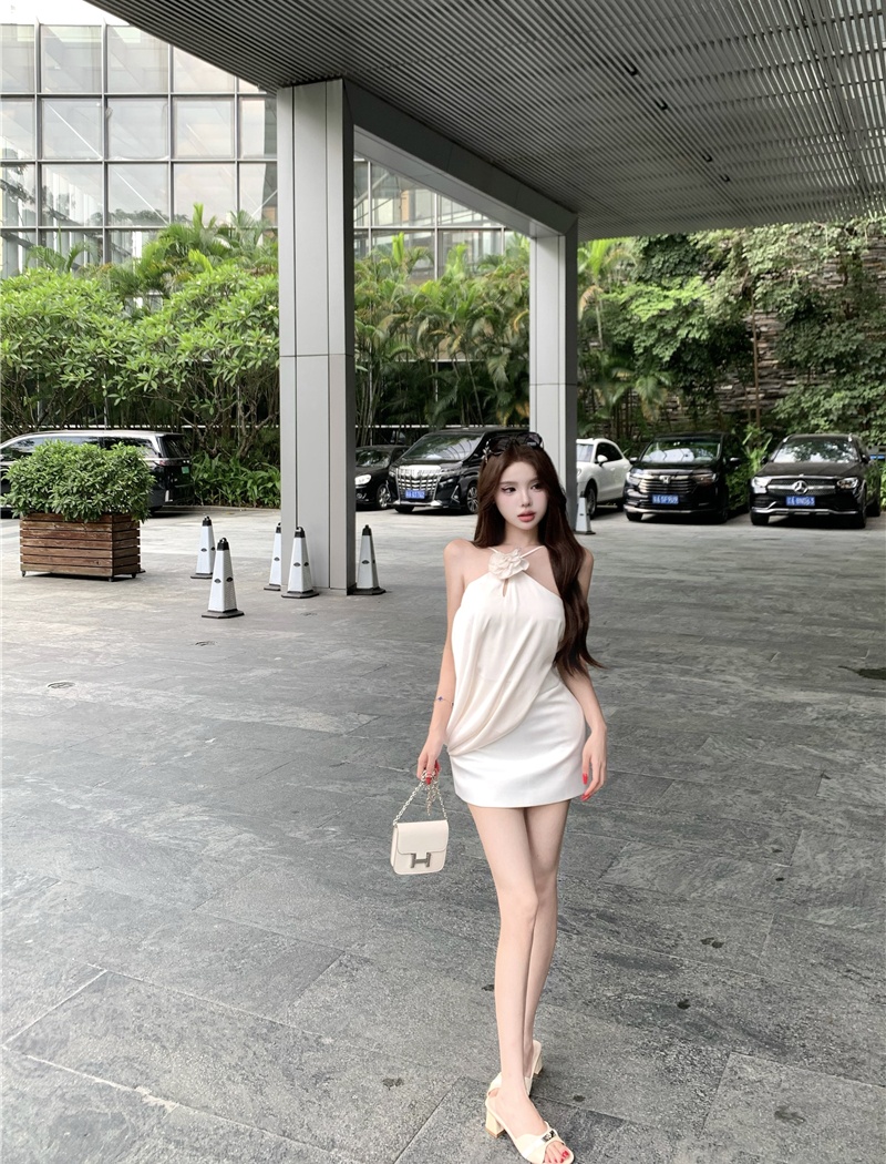 Irregular strapless small shirt A-line tops for women