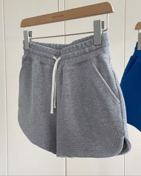 Thin slim terry Casual summer show high sports shorts