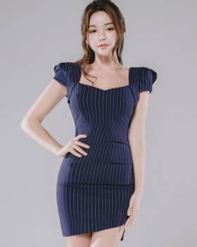 Package hip Korean style dress for women