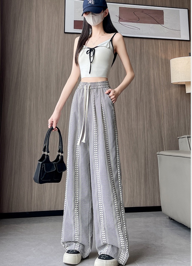 Spring and summer wide leg pants casual pants for women
