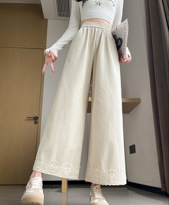 Casual drape sweet wide leg pants for women