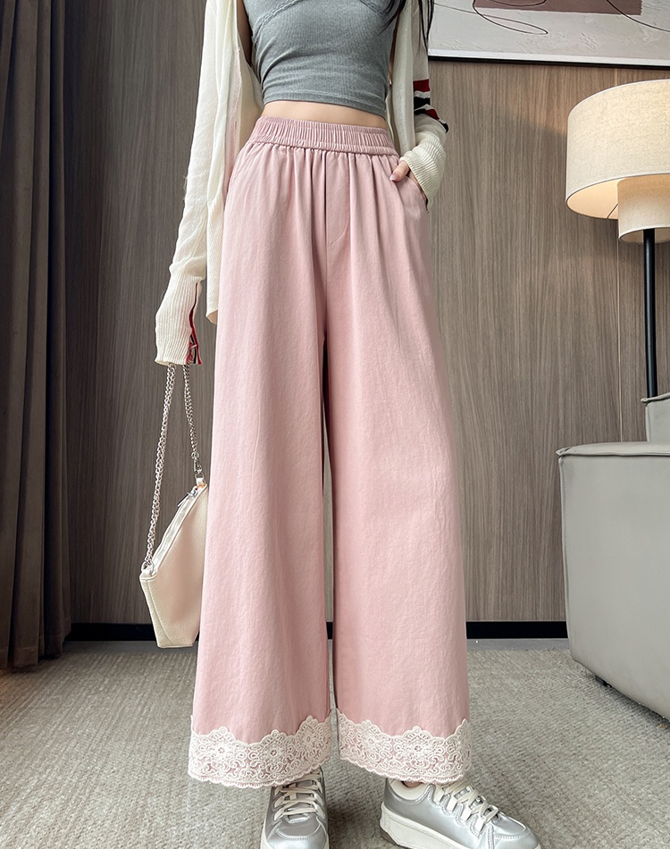 Casual drape sweet wide leg pants for women