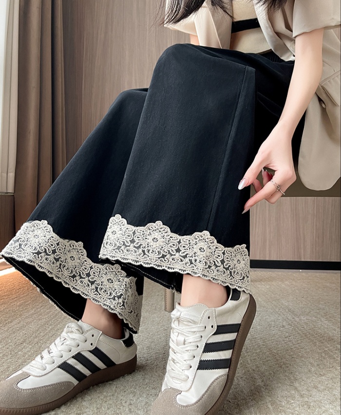 Casual drape sweet wide leg pants for women