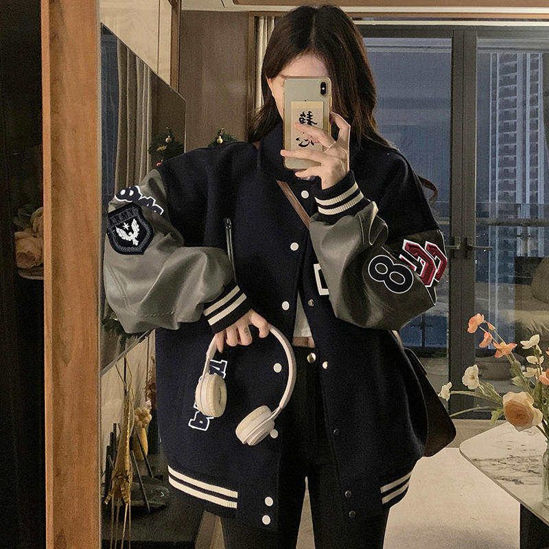 American style baseball uniforms coat