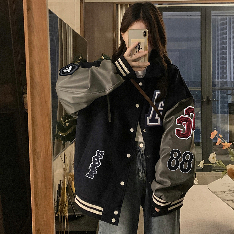 American style baseball uniforms coat