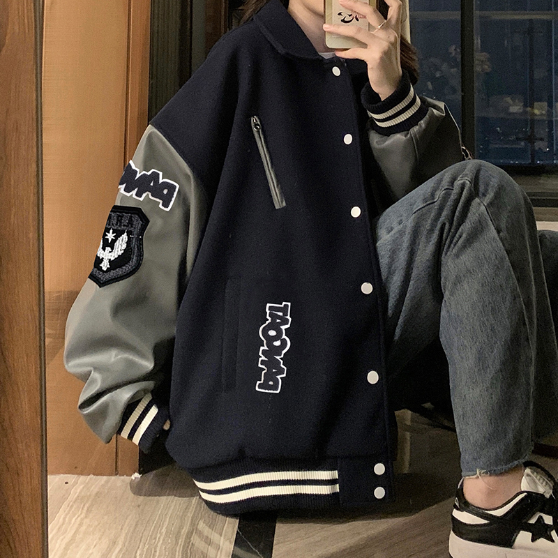 American style baseball uniforms coat