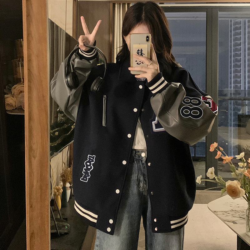 American style baseball uniforms coat