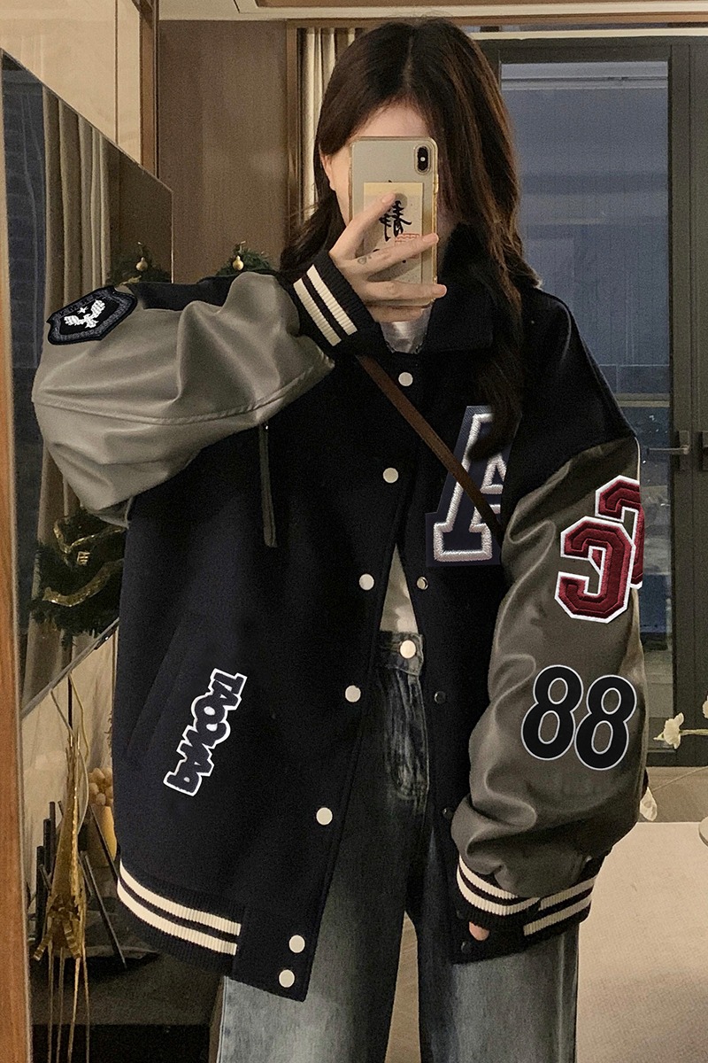 American style baseball uniforms coat