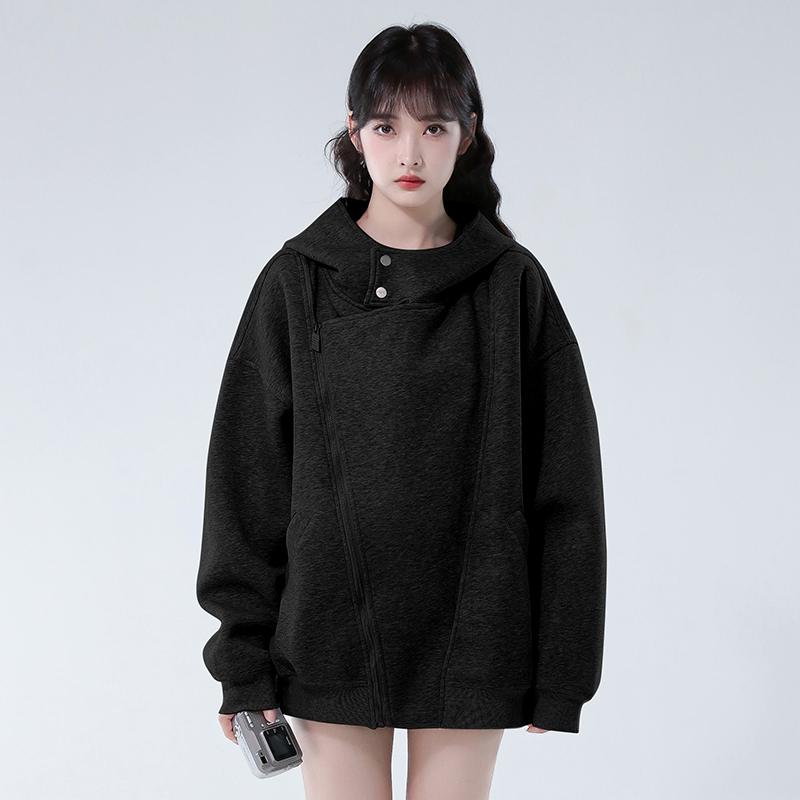 Autumn college style tops hooded couples hoodie