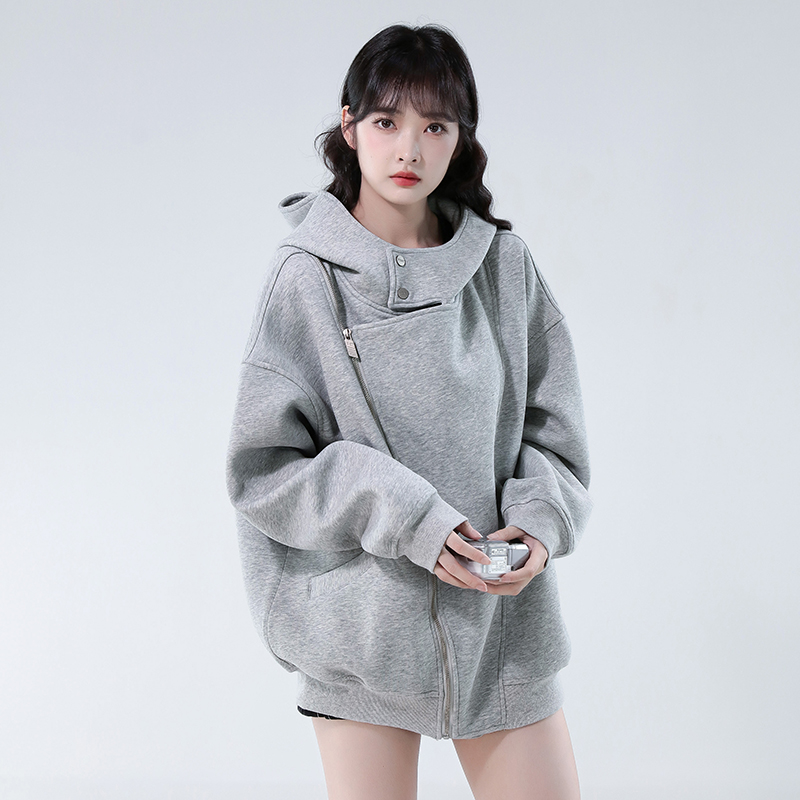 Autumn college style tops hooded couples hoodie