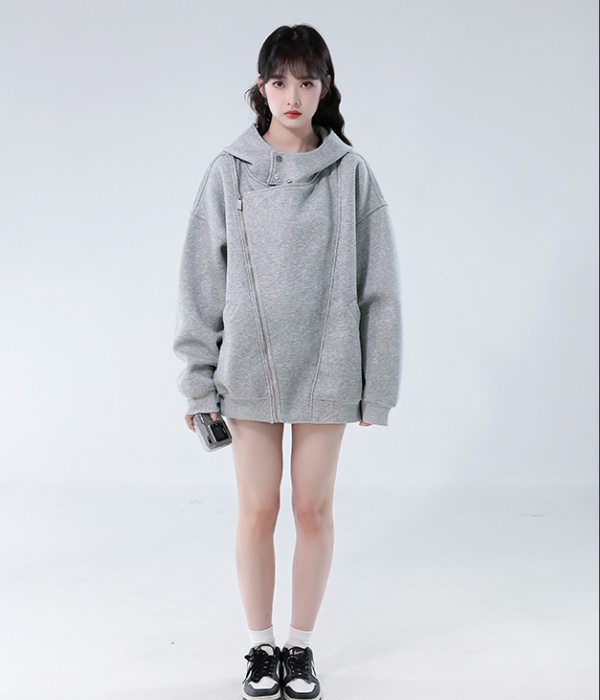 Autumn college style tops hooded couples hoodie