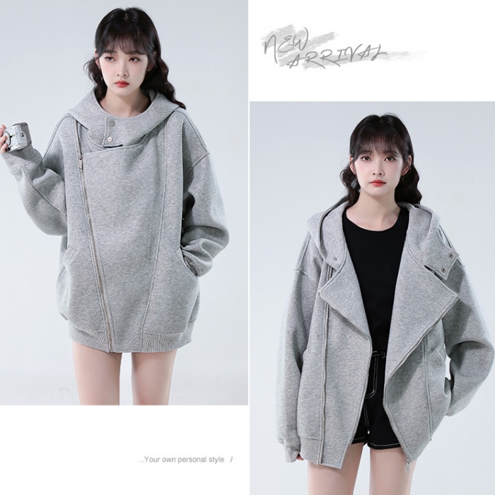 Autumn college style tops hooded couples hoodie