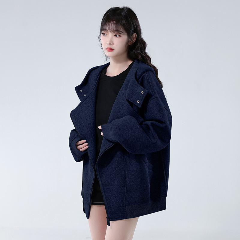 Autumn college style tops hooded couples hoodie