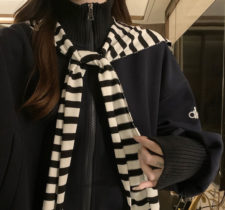 Casual autumn hoodie couples shawl 2pcs set