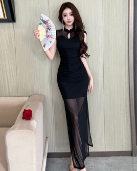 Fashion package hip evening dress retro sexy long dress