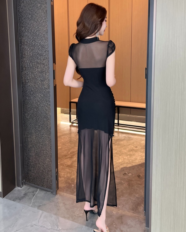 Fashion package hip evening dress retro sexy long dress