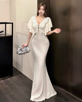 Slim mermaid dress temperament evening dress