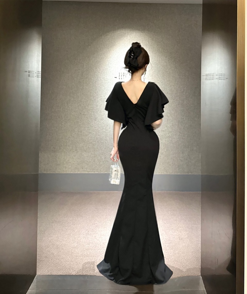 Slim mermaid dress temperament evening dress