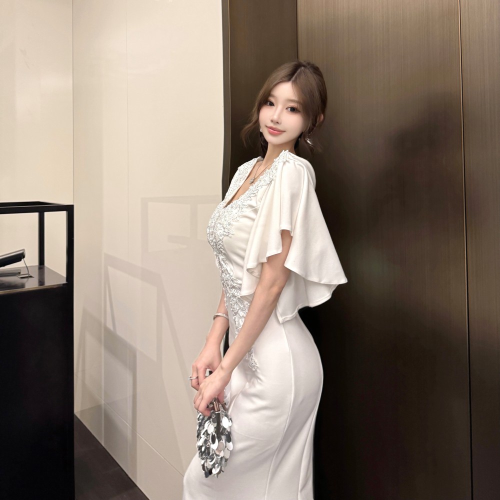Slim mermaid dress temperament evening dress