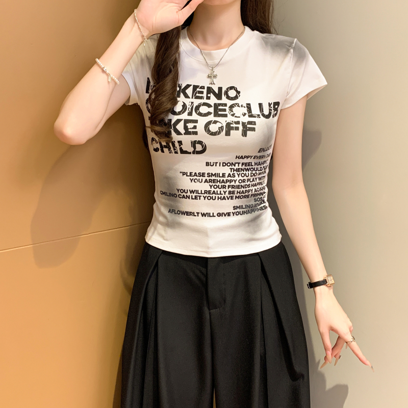 Spicegirl summer tops printing T-shirt for women
