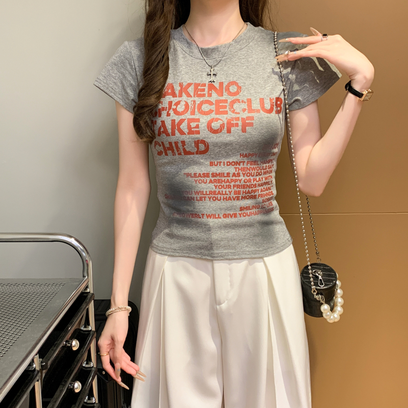 Spicegirl summer tops printing T-shirt for women
