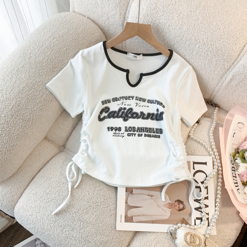 Spicegirl tops American style T-shirt for women
