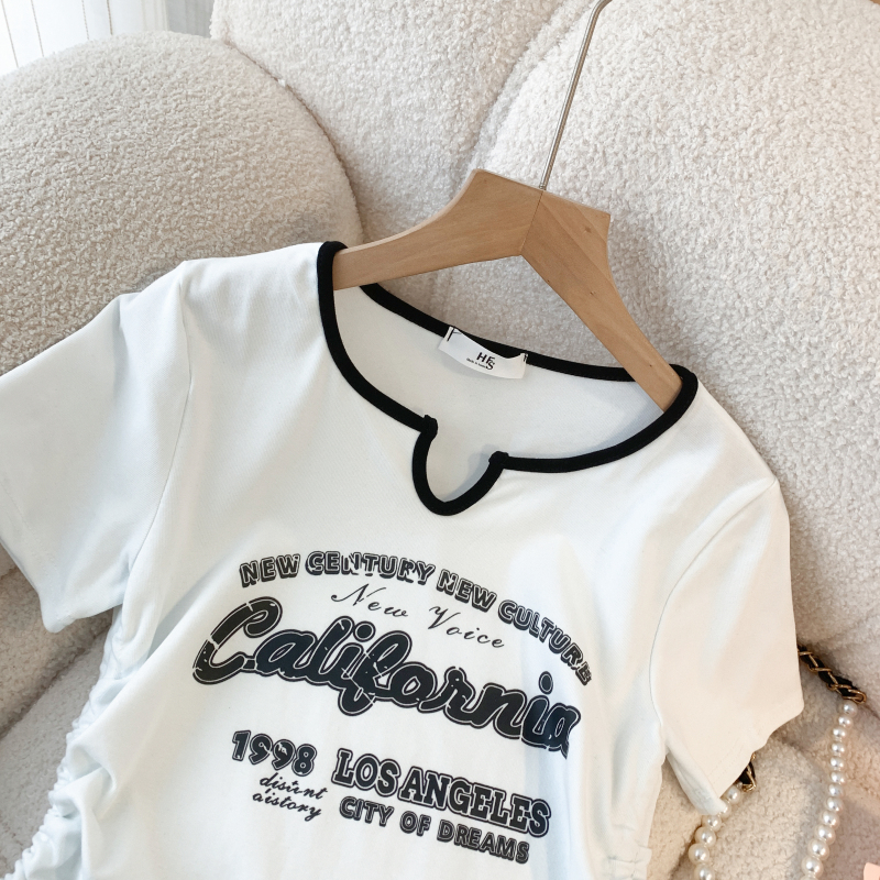 Spicegirl tops American style T-shirt for women