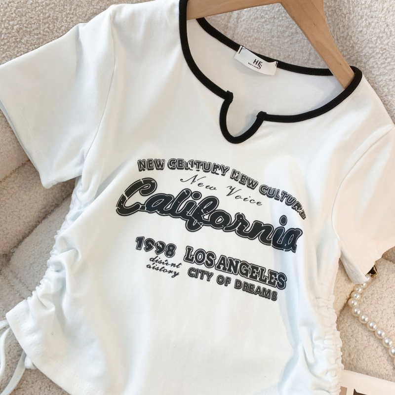 Spicegirl tops American style T-shirt for women