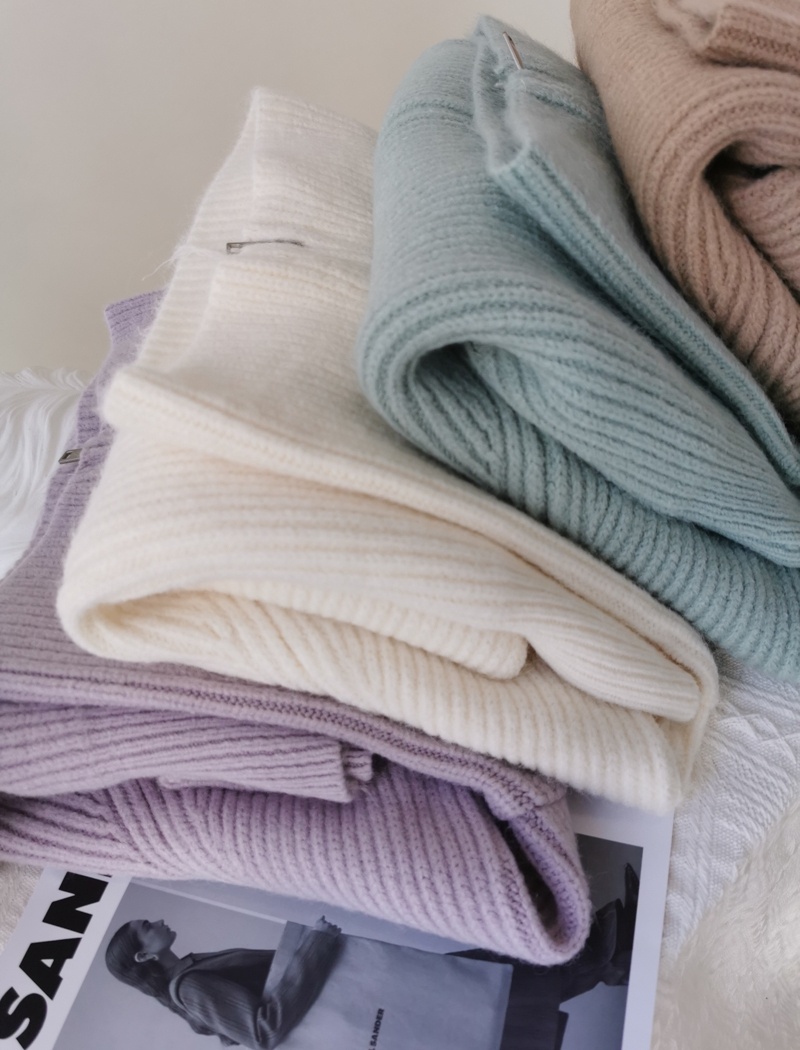Zip loose coat Korean style sweater for women