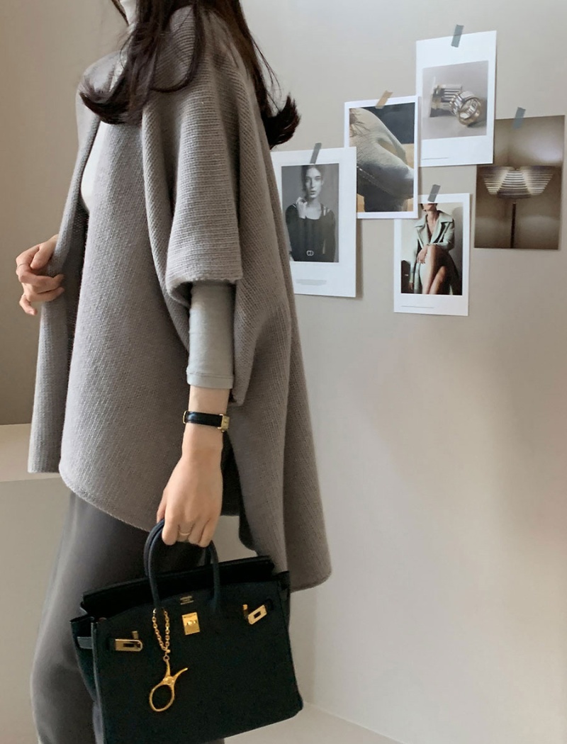 Knitted Casual cardigan Korean style temperament shawl for women