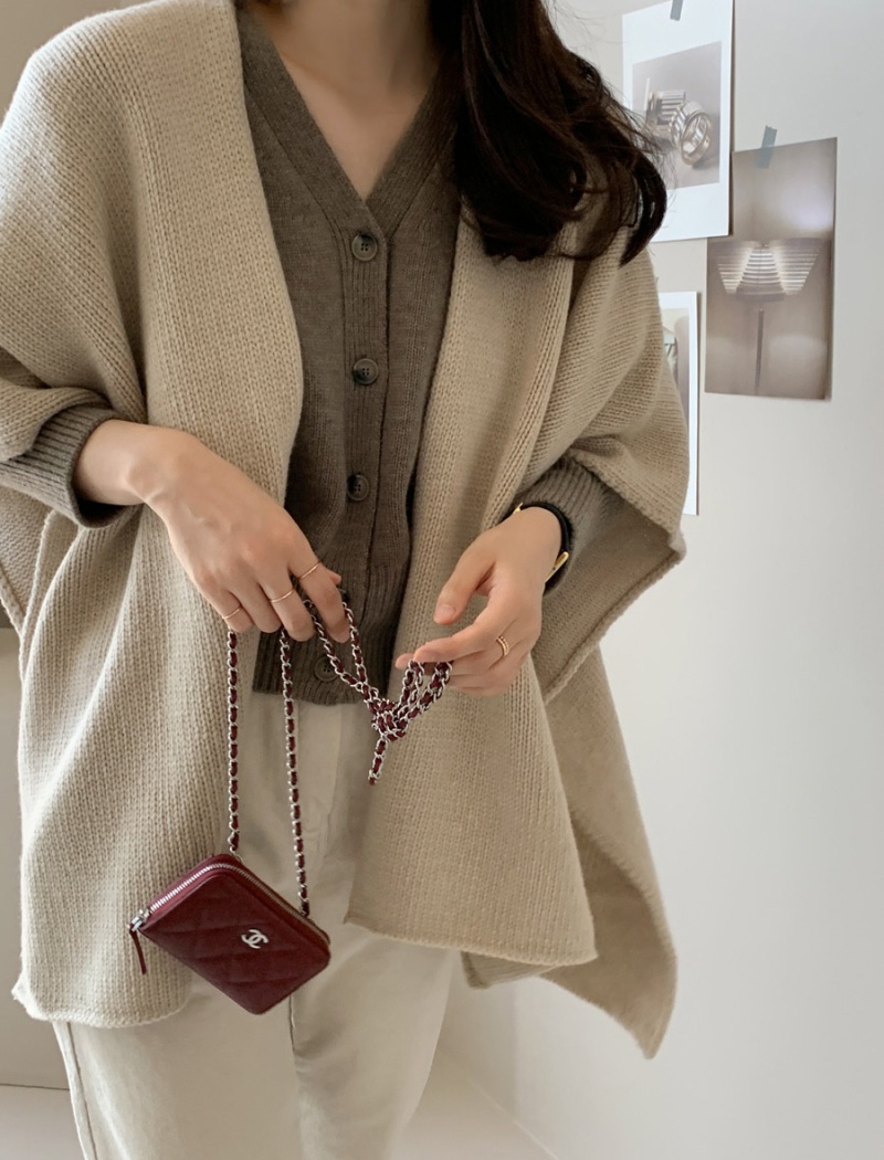 Knitted Casual cardigan Korean style temperament shawl for women